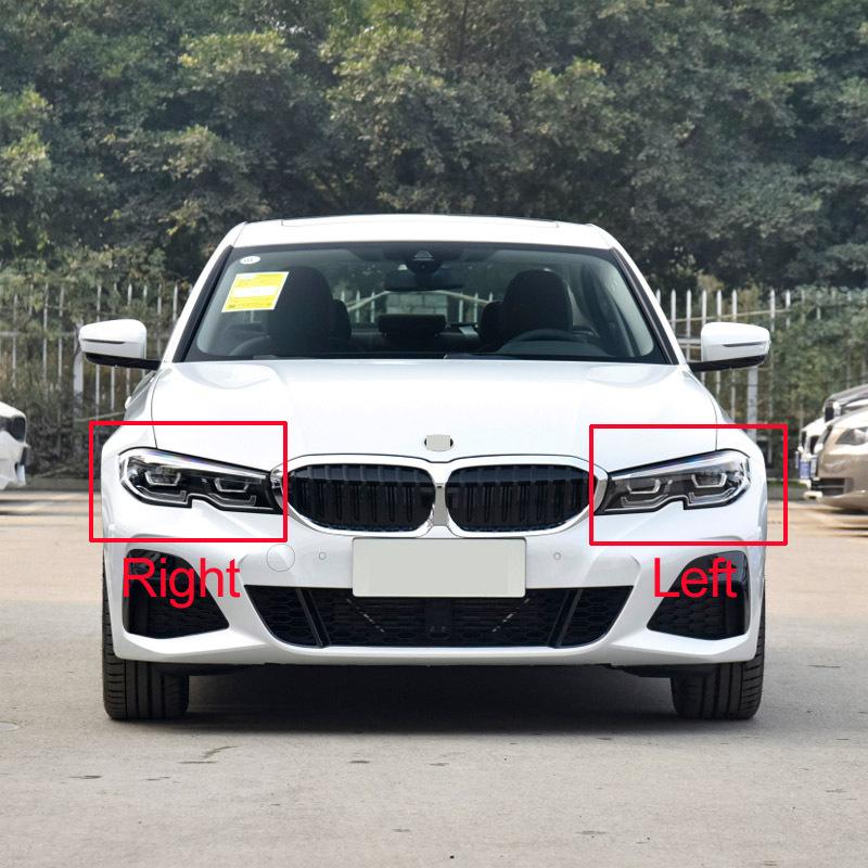 Для BMW 3 серии G20 G28 320i 330i 325Li 2019 - 2022 Светодиодный корпус передней фары автомобиля Прозрачный абажур Линза Крышка фары