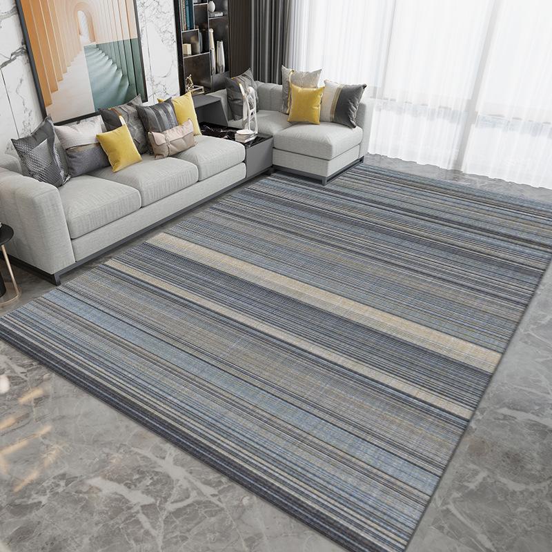 Геометрический ковер в линейном стиле, декоративный коврик для дома, современный минималистичный ковер для гостиной, противоскользящий ковер для спальни, террасы, кабинета и т.д.