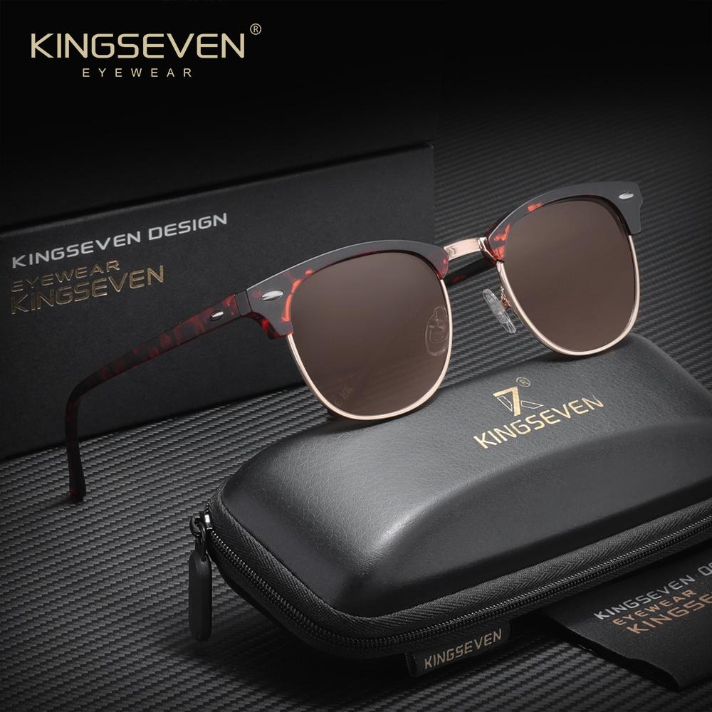 KINGSEVEN Роскошные Повседневные Солнцезащитные Очки Большой Рамки Женские Солнцезащитные Модные Поляризационные UV400 Очки Для Улицы Вождения Сплавные Очки