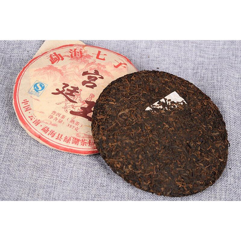 357г Пуэр Спелый чайный пирог Полезный напиток 357г