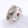 Creative Ring for Women's Bird Shape Ring Fashion Multicolored Enamel Jewelry Animal Ring Couple Ring Engagement Ring