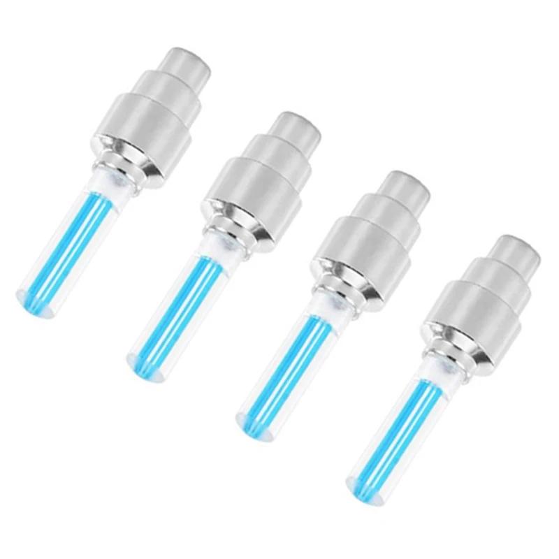 Колпачки ниппелей шин мотоцикла велосипеда Свет Светодиодная неоновая мигающая лампа Водонепроницаемые шины Универсальные огни для колес Автоаксессуары