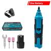 6 Variable Grinding Polishing Mini Rotary Tool Speed Cordless Electric Engraver Portable Electric Drill Engraving Machine