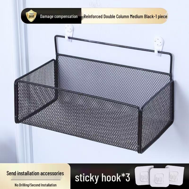 Настенный стеллаж для хранения без сверления для ванной комнаты, кухни и прикроватной зоны