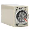 H3Y 2-Delay Timer 8P Timer Relay 0-5 Second Dial Timing 5A Multi-Purpose (DC12V)
