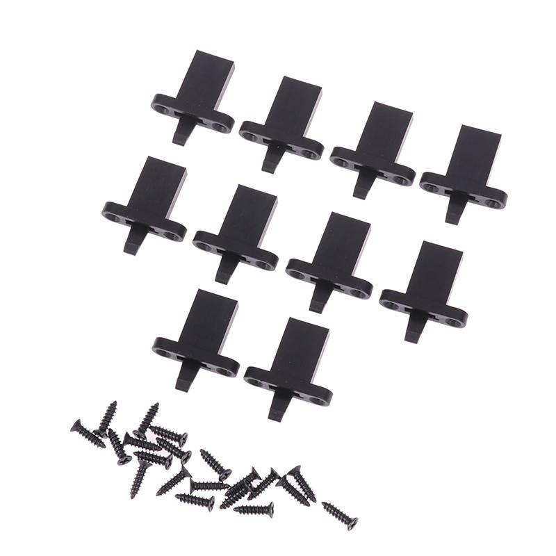 10 шт. Монтажный кронштейн для разъема сервопривода для модели самолета на радиоуправлении, держатель разъема