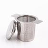 Stainless Steel Tea & Coffee Infuser with Lid and Handle - Double Ear Mesh Strainer