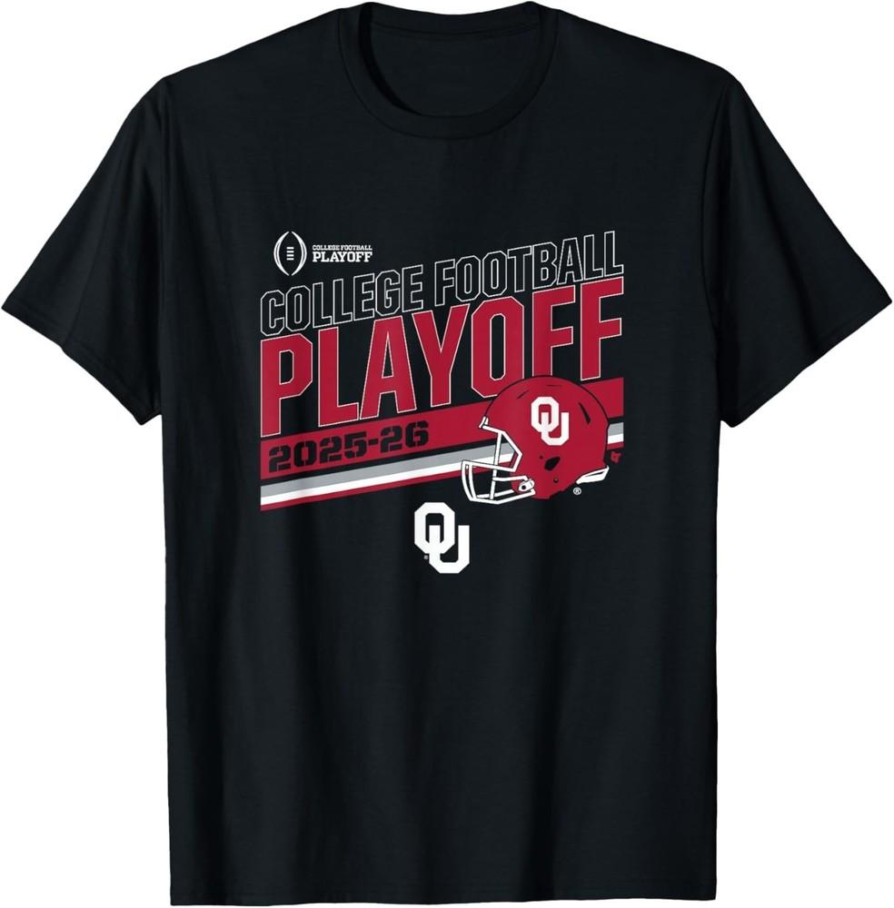 Oklahoma Sooners College Football Playoff Stripe 2025 TShirt Unisex T-Shirt