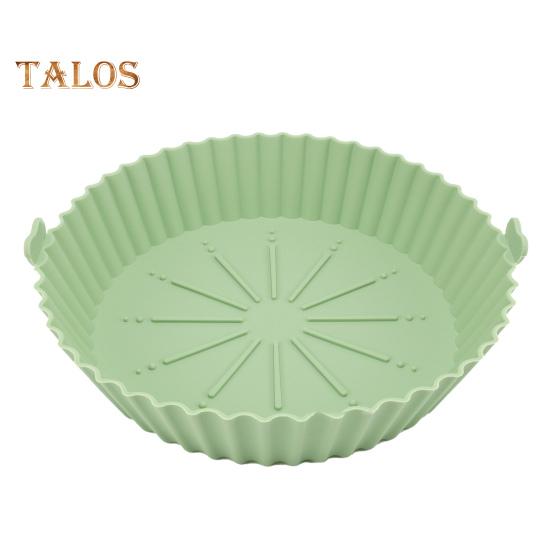 Silicone Bakeware Non Stick Microwave Good Flexibility Practical Round Design Fryer Silicone Bakeware Baking Tools