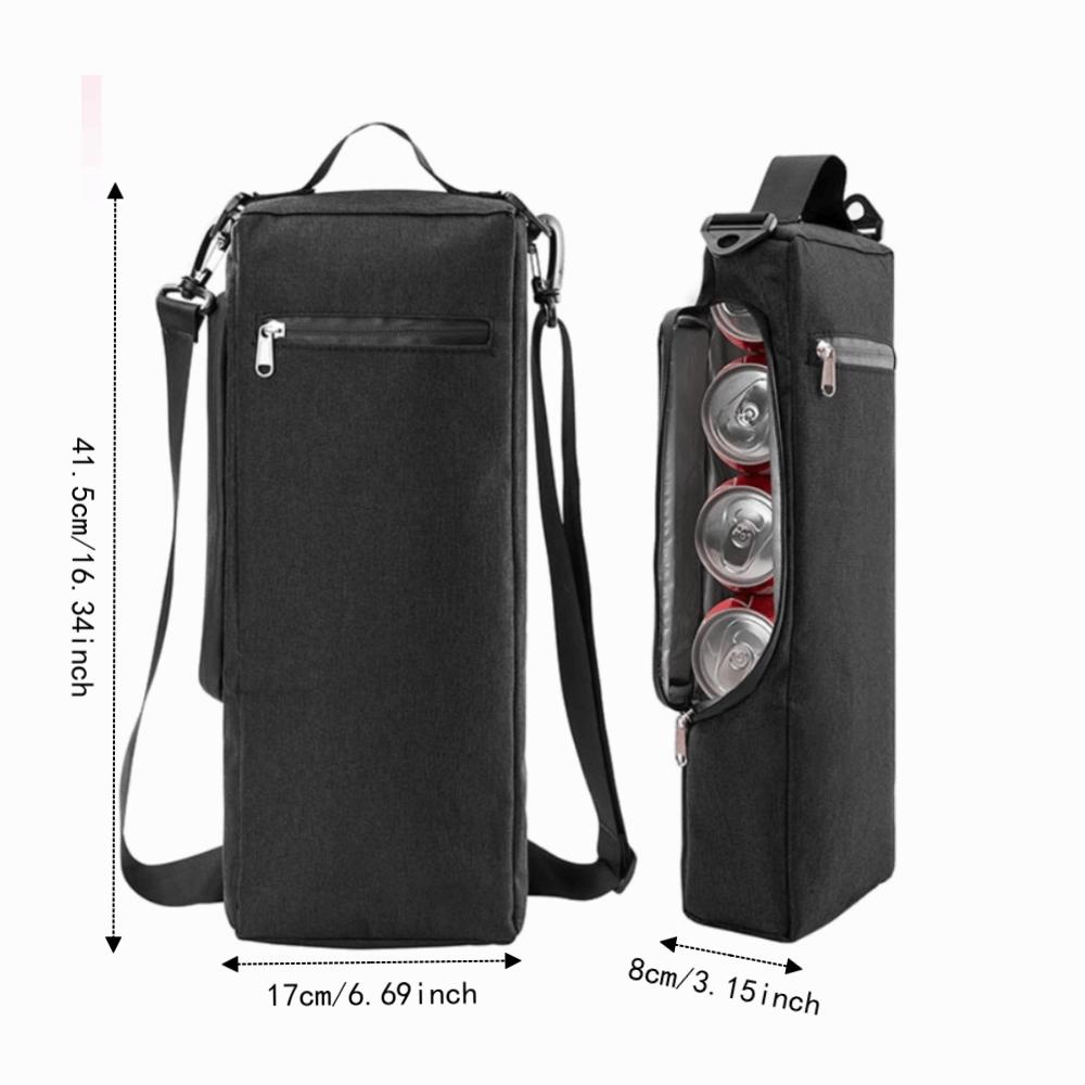 Oxford Fabric Golf Cooler Bag Soft Golf Bag Cooler Sleeve Durable Insulated Drink Cooler  Beach