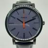 Б/у Мужские часы TIMEX Modern Originals Черный кожаный ремешок Рабочее состояние