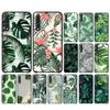 Monstera Green Leaves Phone Case For Huawei P 8 9 10 20 30 40 50 Pro Lite Psmart Honor 10 Lite 70 Mate 20lite