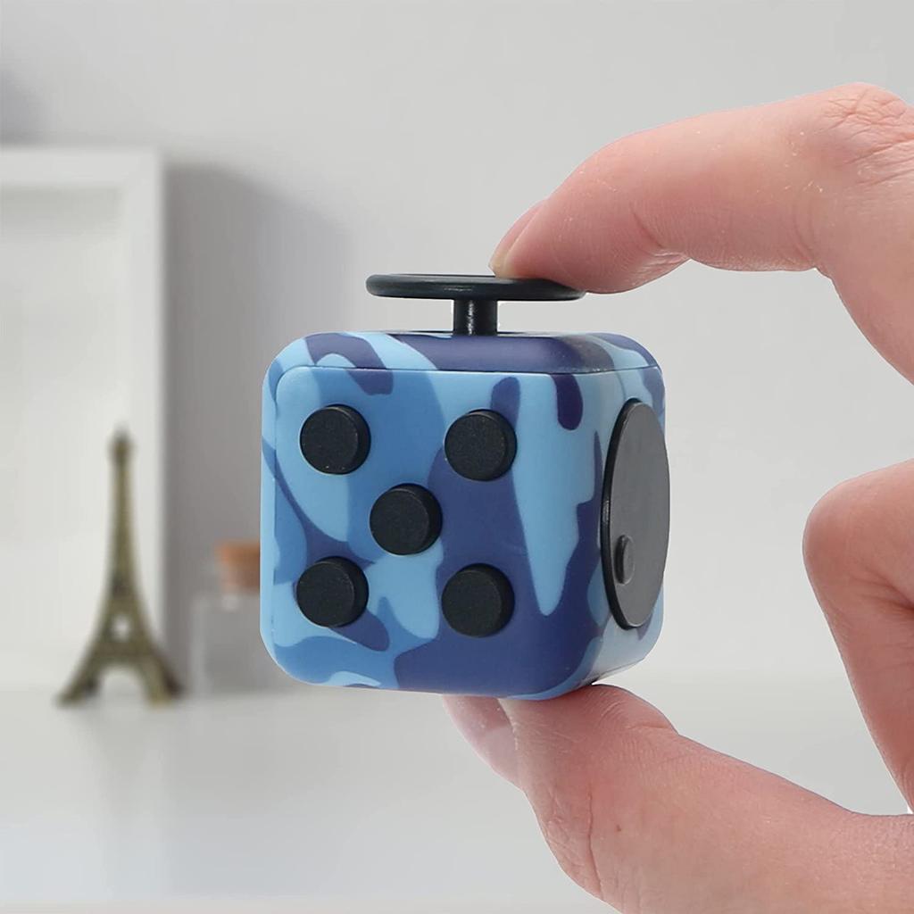 Игрушка Fidget Cube, снимающая стресс, тревогу и давление, отлично подходит для взрослых и детей [идея подарка] [расслабляющая игрушка] [средство для снятия стресса] [мягкий материал]