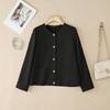 ZANZEA Women Casual Round Neck Loose Long Sleeve Plain Blouse
