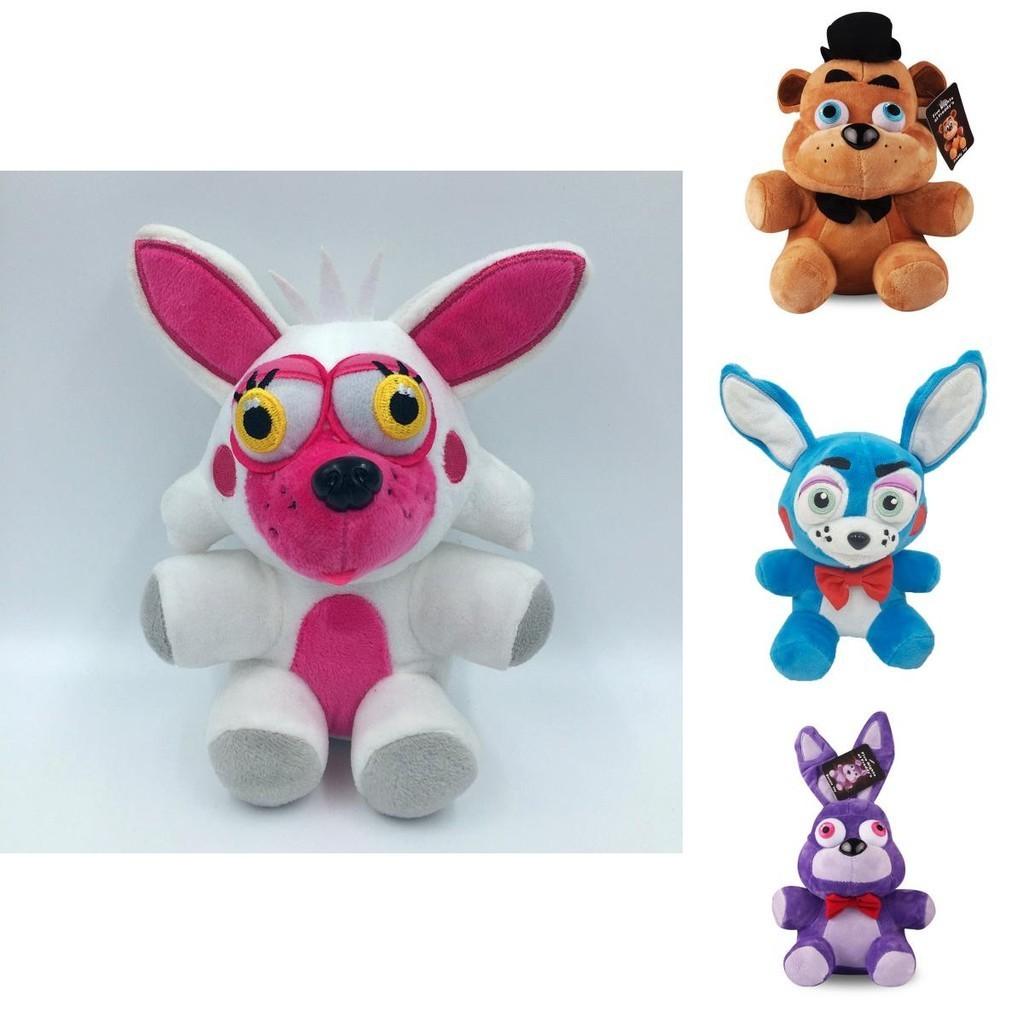 Fnaf Пять Ночей у Фредди Друзья Плюшевая Игрушка Мягкий Подарок 18/25см Желтый Коричневый Фиолетовый Синий Красный Белый