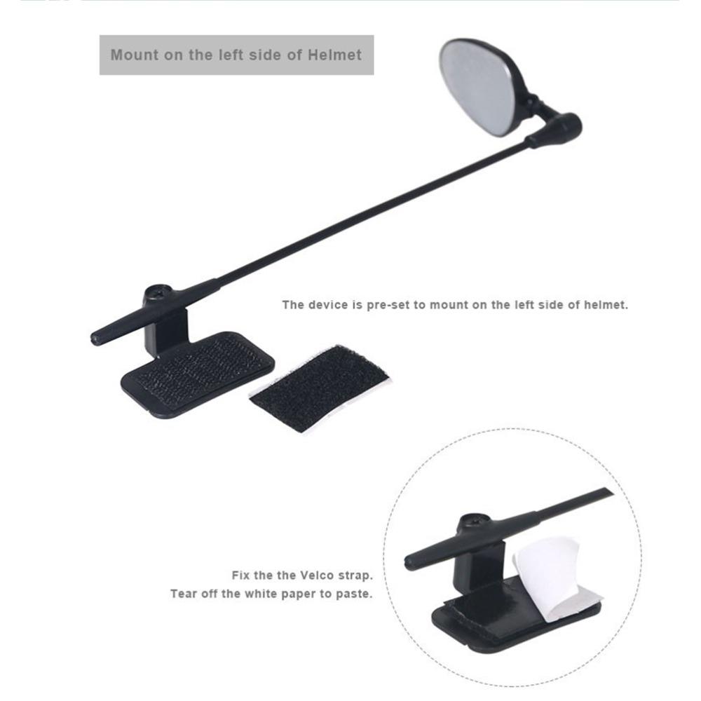 Lightweight Helmet Rearview Mirror Easy To Install Rearview Mirror  for Cycling,Riding