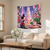MMickey MMouse Happy Birthday Tapestry Wall Hanging Tapestry Art Deco Blanket Curtain Hanging At Home Bedroom Living RoomDecor