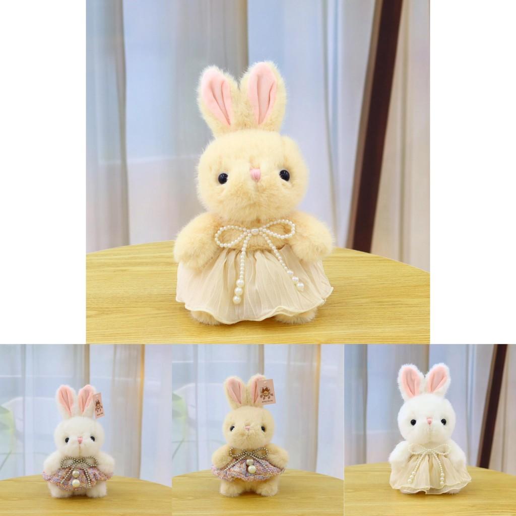 Cute Rabbit Soft Plush Doll With Soft Short Fur And Pp Cotton Filling Kids For