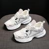 Popular Dad Shoes Women 2025 New Spring and Summer Thick Soles Increase Height Versatile Little White Running Breathable Mesh Sneakers Women