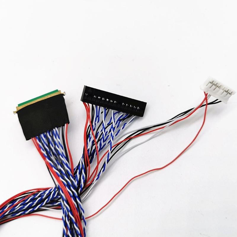 Универсальный кабель LVDS 20453-20455 40pin 2 канала 6 бит Кабель-линия для экрана ЖК-панели 14-18,4 дюйма