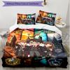 3pcs Duvet Cover Set (1*Duvet Cover + 2*Pillowcase, Without Core), Harry  Potter Print Soft All‑Season Bedding Set, Home Bedroom Decor Gift