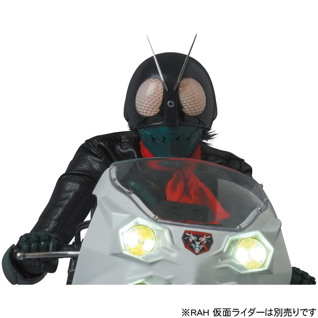 MEDICOM TOY RAH Real Action Heroes Cyclone Kamen Общая длина 330 мм Окрашенный готовый продукт унисекс № 790 (Шин Райдер) ок.