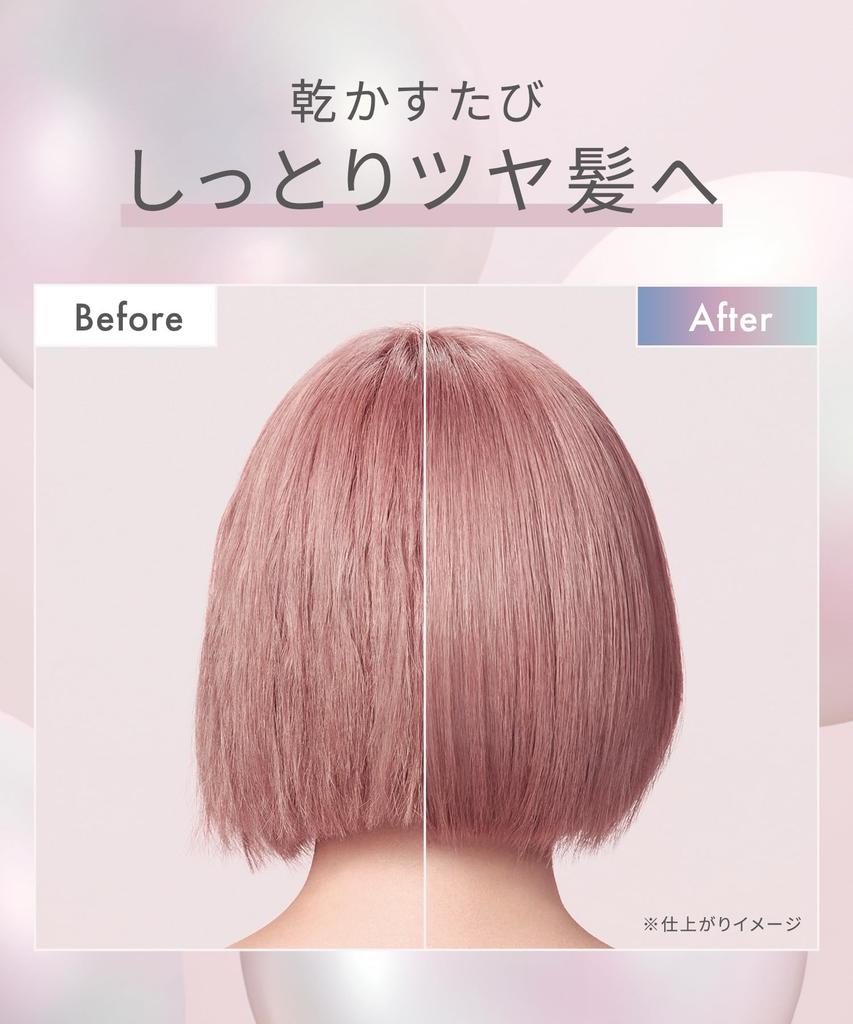 SALONIA Glossy Care Hair Dryer - Shiny Hair, Fast Drying, Lightweight, Gray [Amazon.co.jp Exclusive]