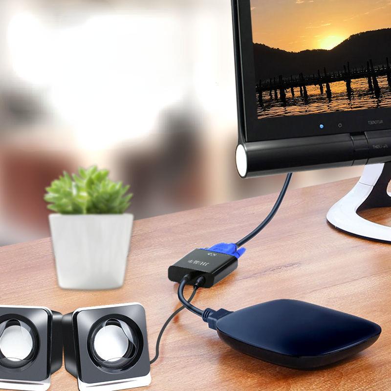 Адаптер HDMI-VGA высокой четкости с поддержкой разрешения 1080P