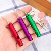 Aluminum Camping Hiking Outdoor Training Accessories Survival Whistle Emergency Whistles EDC Tools