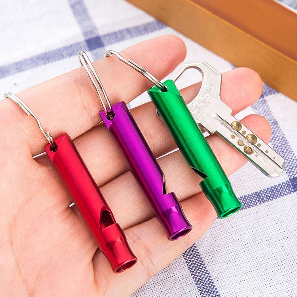 Aluminum Camping Hiking Outdoor Training Accessories Survival Whistle Emergency Whistles EDC Tools