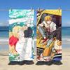 Аниме B-Banana Fish Полотенце Спортивное Быстросохнущее Туристическое Снаряжение для Кемпинга Песозащитное Мягкое Легкое Большое Пляжное Полотенце