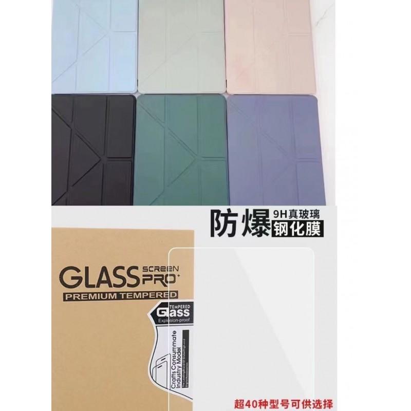 S9 S10 FE S8 Tab A9 Tablet Case Acrylic Y-Fold Magnetic Flip Cover With Stand