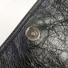 [Pre-Owned] Ysl Niki Silver Chain Black Label Logo Vintage Pleated Leather Crossbody Shoulder Bag - Very Good #1Q3DUDX