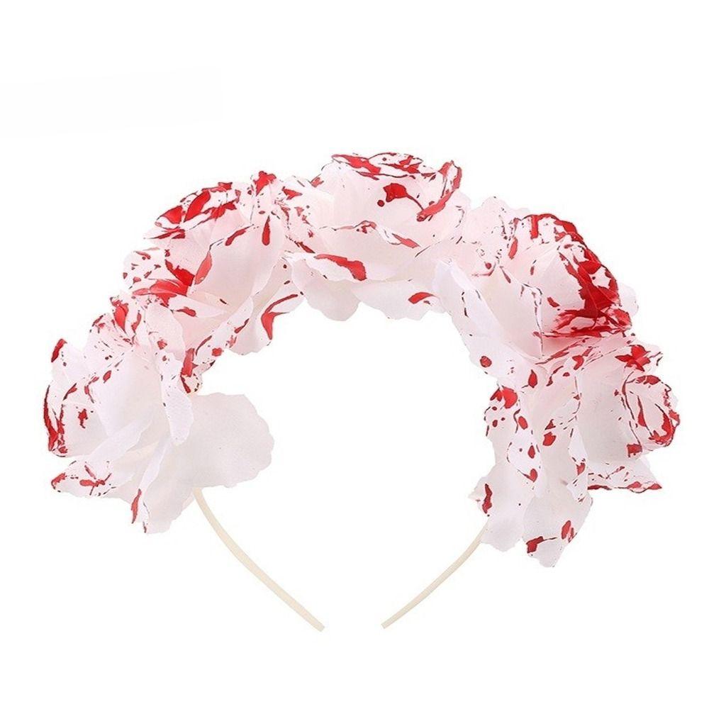 Головной убор в виде черепа паука на Хэллоуин, карнавальный костюм, мексиканская роза, корона для женщин