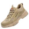 Summer Safety Shoes Men's Work Boots Steel Toe Cap Puncture-Proof Indestructible Security Work Shoes Light Sneakers