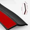 Rubber Body Trim Strip Car Front Bumper Lip Spoiler Protector Side Skirt Width Skirt Strip Protector Accessories Universal