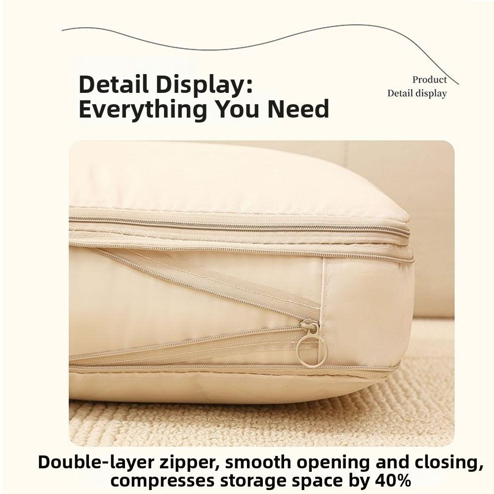 6Pcs/Set Large Capacity Luggage Compression Bag Washable Space-Saving Travel Organizer Bags Folding Portable Packing Cubes Set
