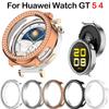 Bling PC Полый Чехол для Huawei Watch GT 5 4 41мм /5 Pro 42мм Крышка Скин Samrt Ремешок Алмазный Кристалл Бампер Защитник GT5 GT4