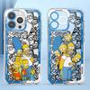 Крутой чехол The Simpson для iPhone 7 8 SE 13 12 11 17 Pro Max 16e XR XS 15 14 16 Plus 17 Air Прозрачный Мягкий