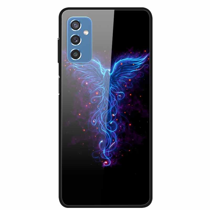 Для Samsung M52 5G Чехлы M23 5G M51 M02s Закаленное Стекло Жесткая Задняя Крышка Для Samsung Galaxy M23 5G Чехол для Телефона Fundas Capa M 52 5G