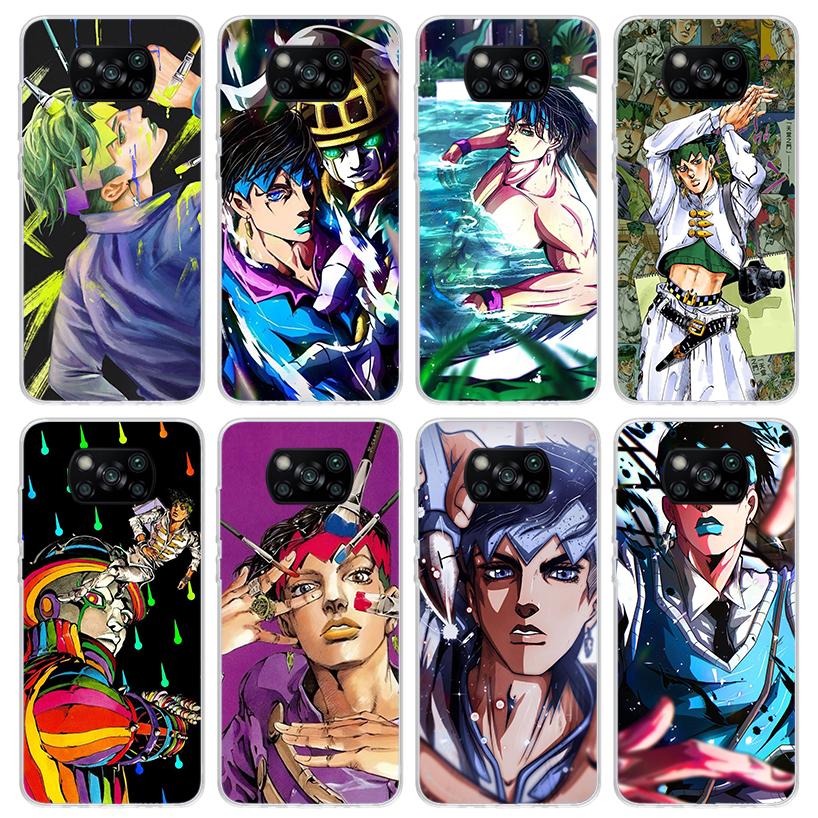 Чехол для телефона JoJo Adventure Rohan Kishibe для Xiaomi Poco X7 X6 X5 Pro F7 Ultra Redmi 15C 15 13 13C 12 12C 10 10A 10C 9 9A 9C 9T S