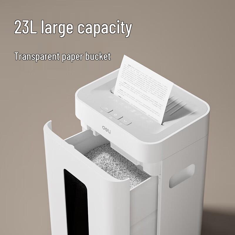 Deli GA530 Level 5 High-Security Commercial Paper Shredder CN plug (adapter included)