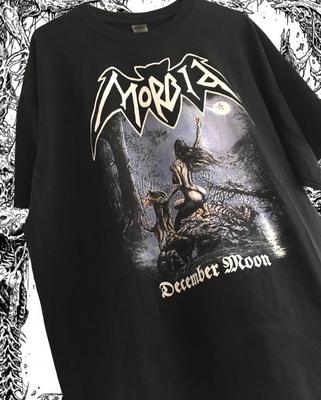 Morbid Band Декабрьская Луна Подарок для Фаната Полный Размер от S до 5XL Футболка Унисекс Футболка