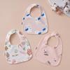U-Shaped Pure Cotton Bib - Super Soft, Waterproof, Adjustable for Newborns, Ideal for Autumn/Winter