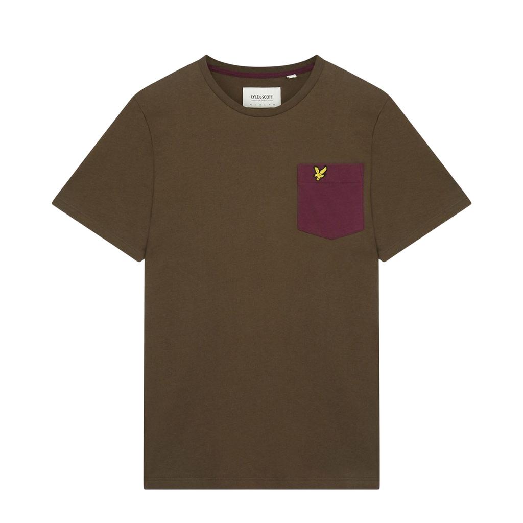 Lyle & Scott Mens Contrast Pocket T-Shirt