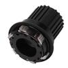 Black Bike Freehub Body for Shimano 12 Speed Micro Spline cassette 12 Speed Drivetrain Conversion
