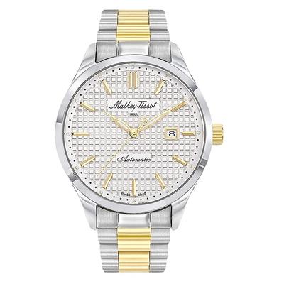 Часы мужские Urban Two Tone из нержавеющей стали с серебристым циферблатом и автоматическим механизмом H411ATBI