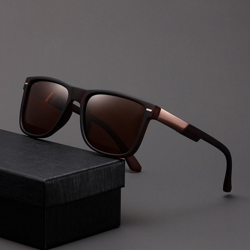 Square Sunglasses for Men Polarized UV400 Fashion Sunglass Sport Sun Glasses Driving Vintage Oversized Big UV Protection Shades