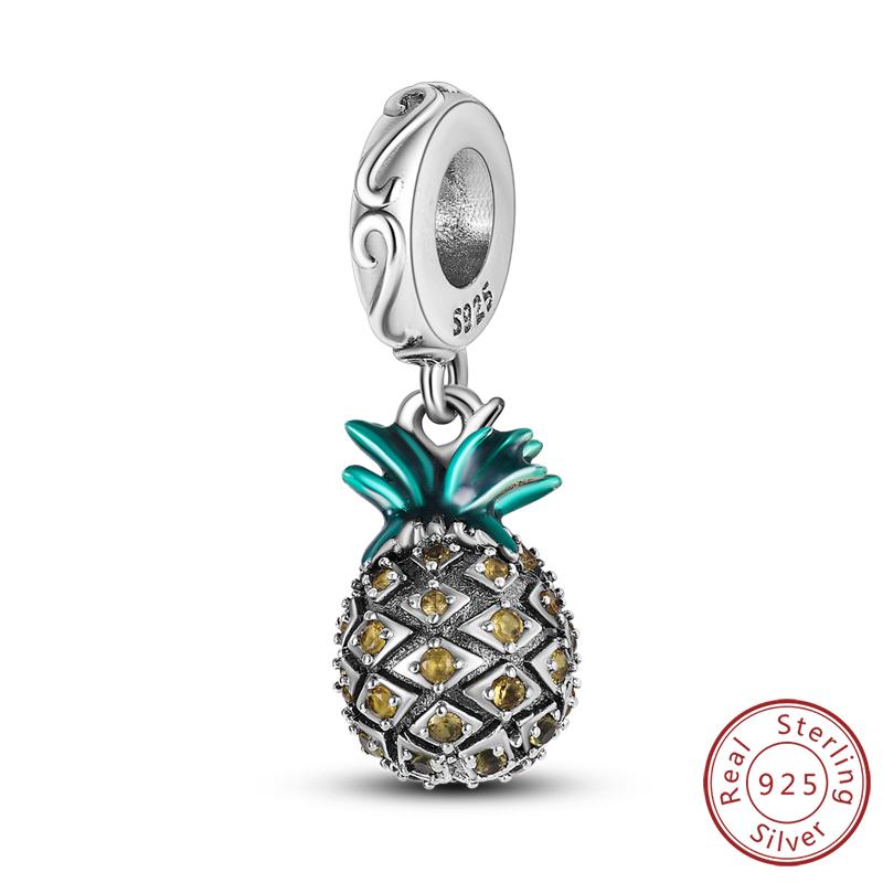 Оригинальные медные шармы, бусины, подвески, кленовый лист, белка, бабочка, кошка, бусины, подходят для браслетов, женское ювелирное украшение, аксессуар