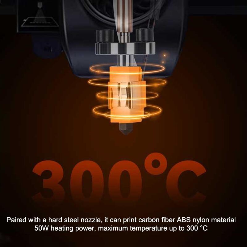 Новый улучшенный хотенд для Creality K1C/K1 Max Керамический нагревательный блок Быстросменный цельный комплект сопел Латунные твердые детали для 3D-принтера